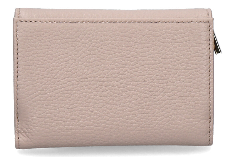 Coccinelle wallet GRAINED LEATHER METALLIC SOFT- rosette/rosa