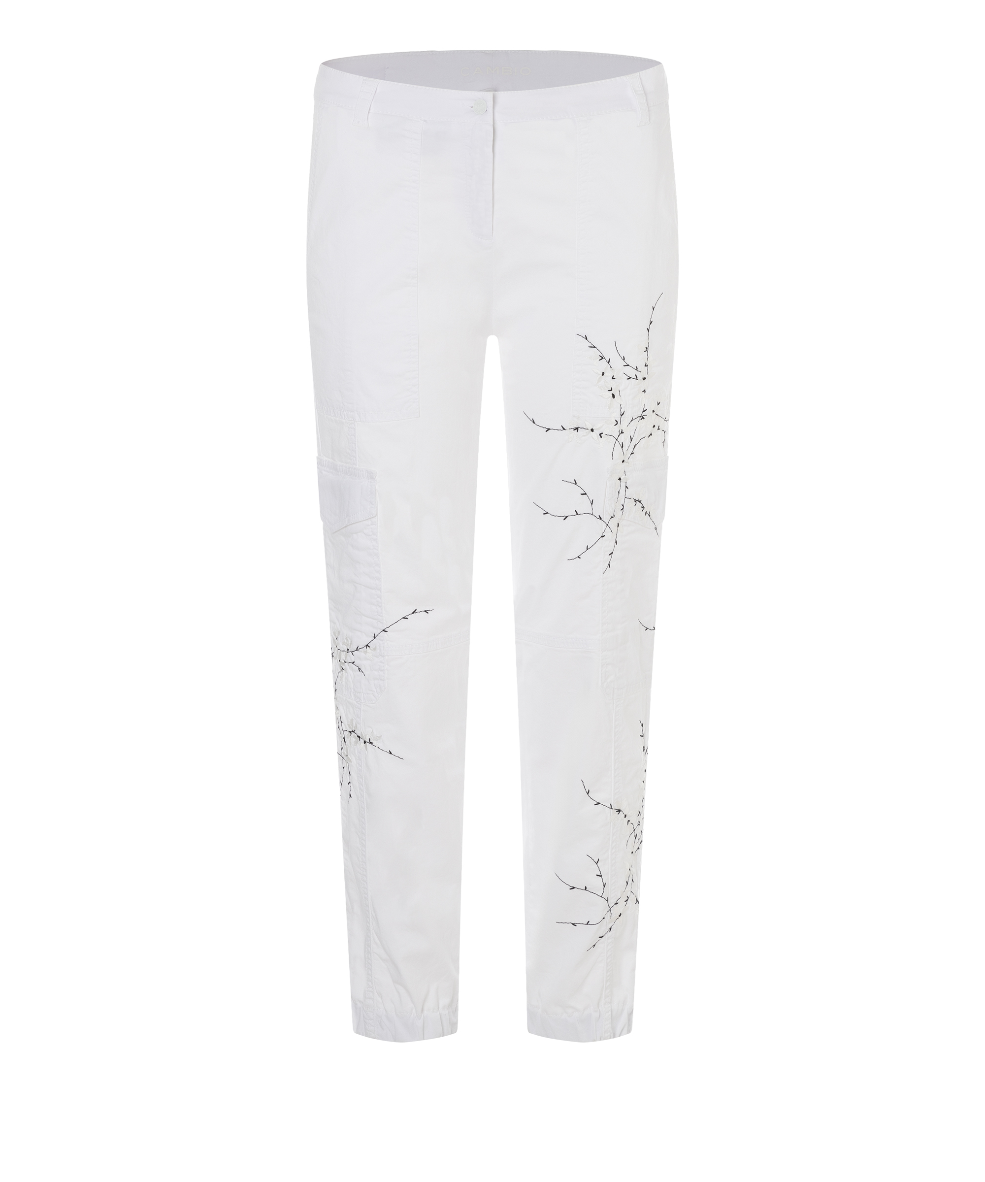 Cambio trousers KARO- pure white/weiss 