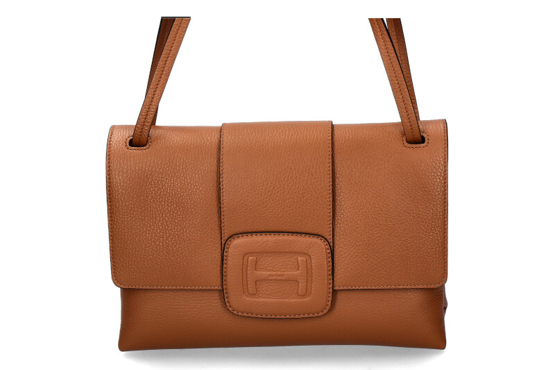 Hogan Umhängetasche TRACCOLLA MEDIA EMBOSSED- brown/braun