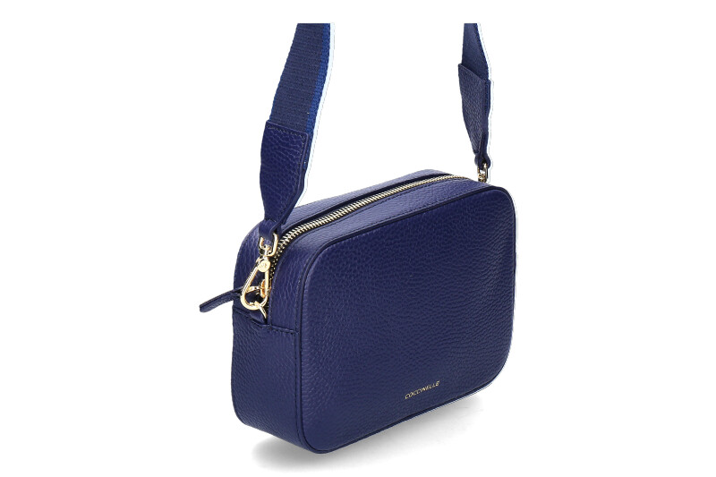 Coccinelle shoulder bag MINI TEBE GRAINED LEATHER- royal blue/blau