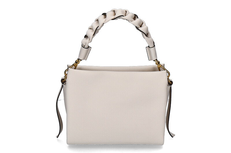 Coccinelle shoulder bag BOHEME GRANA DOUBLE GRAINED LEATHER- blanco/weiss 