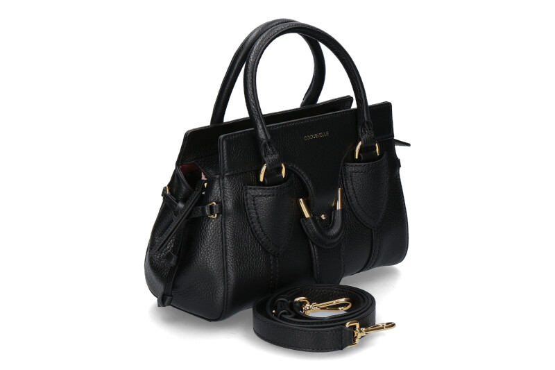 Coccinelle bag YORK GRAINED LEATHER- noir/schwarz