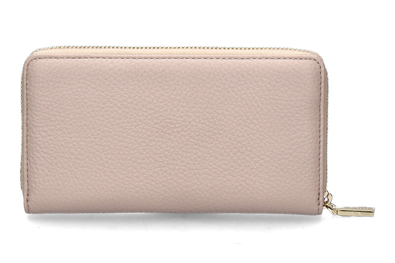 Coccinelle wallet GRAINED LEATHER METALLIC GOLD SOFT- nude 