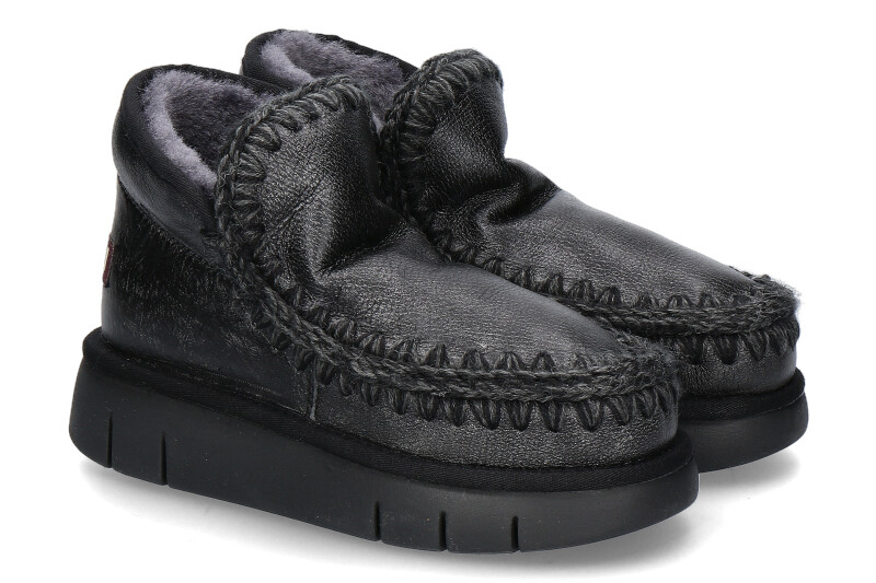 Mou Boots gefüttert ESKIMO BOUNCE SNEAKER- black/schwarz