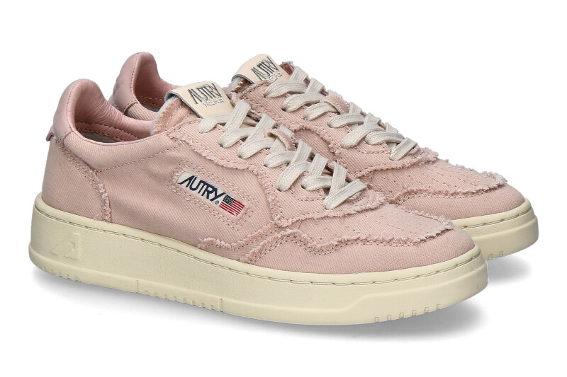 Autry women's sneaker MEDALIST DE01 DENIM- peach whip 