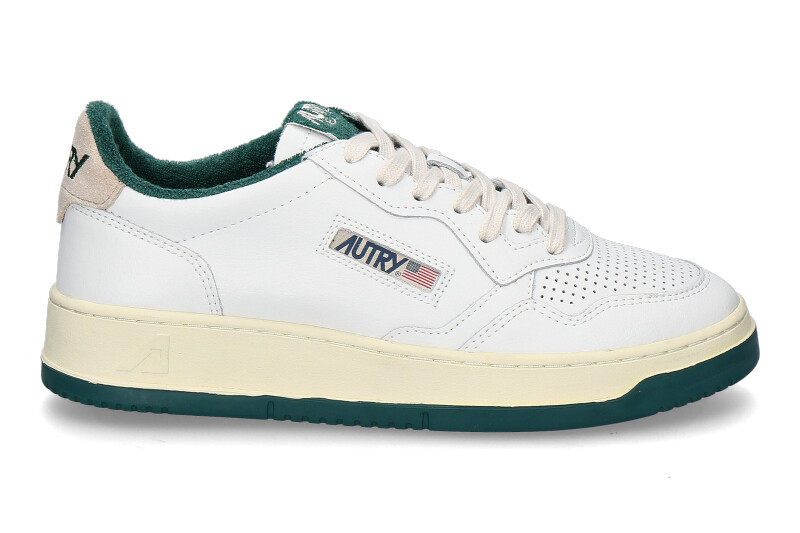 Autry men's sneaker MEDALIST VS06 VIRGIN SPONGE- white/forest 