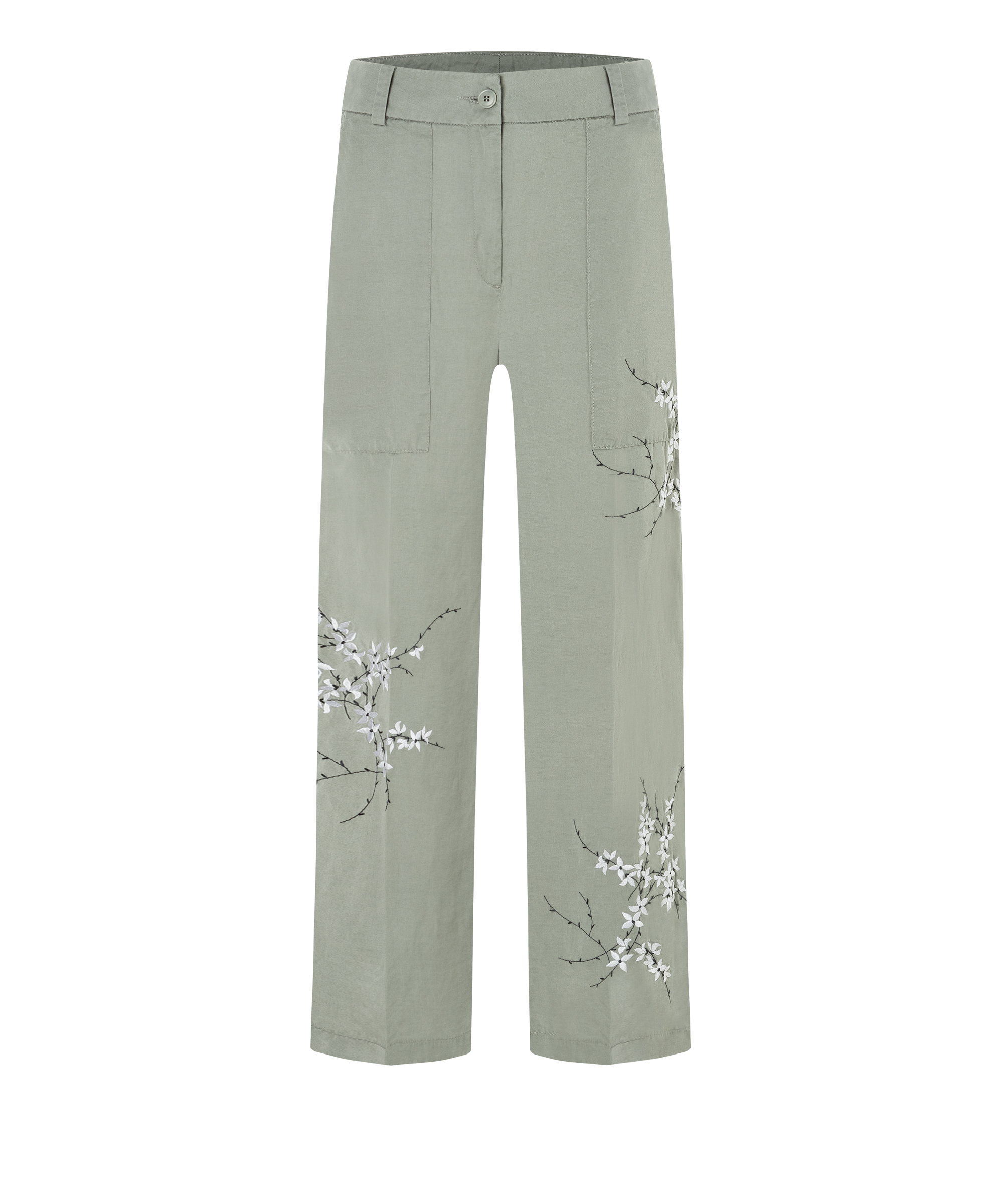 Cambio trousers CALIFORNIA UTILITY- acciaio/acacia leaf/grün 