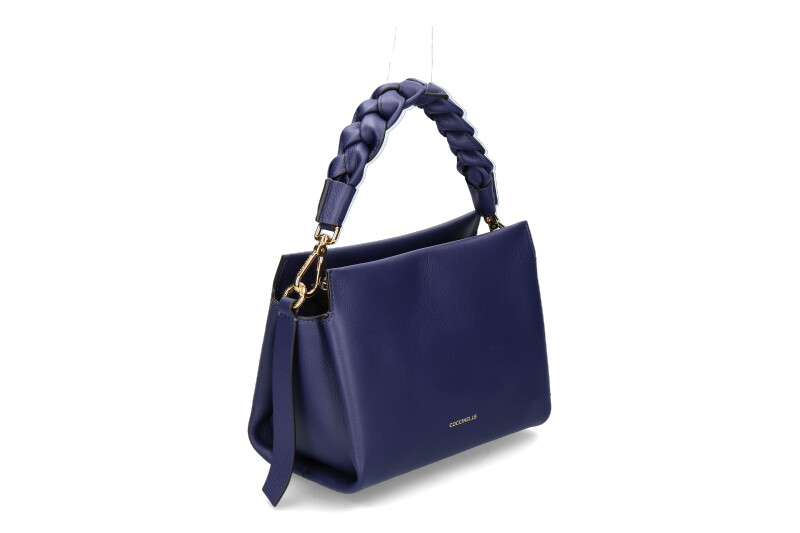 Coccinelle shoulder bag BOHEME GRANA DOUBLE GRAINED LEATHER- royal blue/blau