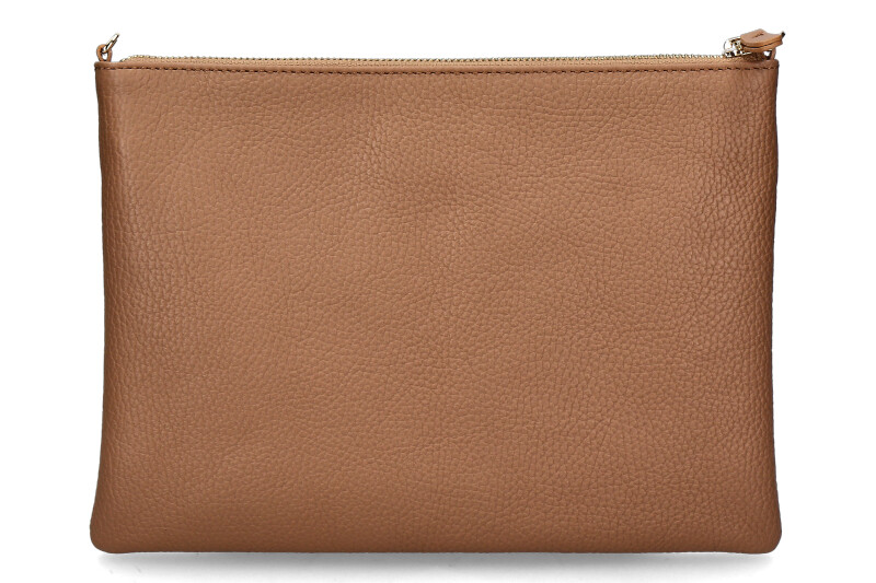 Coccinelle clutch CROSSBODY MEDIUM GRAINED LEATHER- skin/braun 