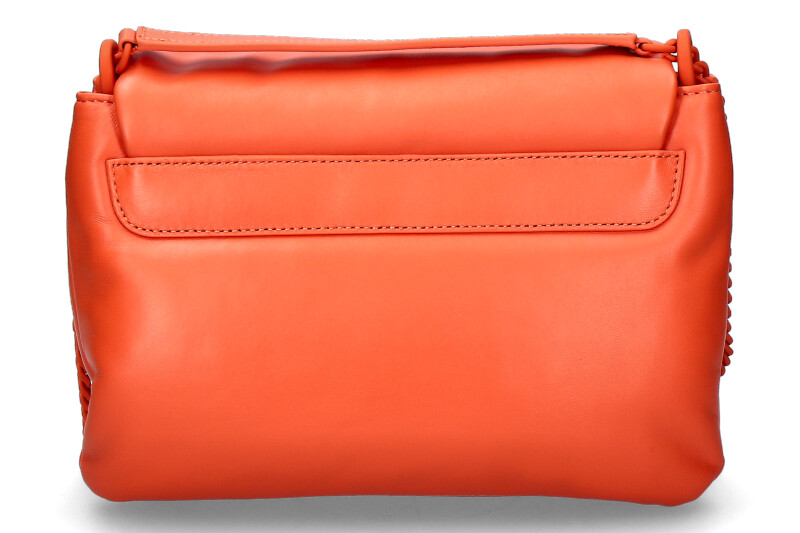 La Carrie shoulder bag DECCAN GISELLE LEATHER ORANGE