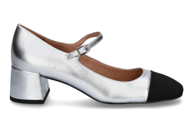 Bibi Lou clasp pumps DANIELLA- plata/silber