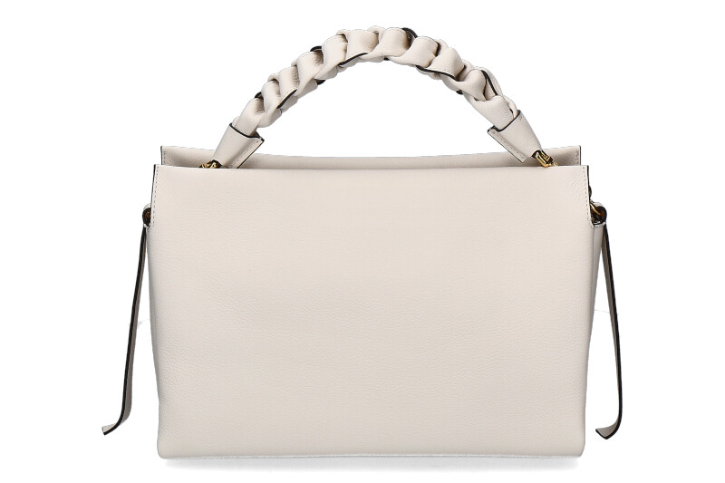 Coccinelle shoulder bag BOHEME MEDIUM DOUBLE GRAINED LEATHER- blanco/weiss 