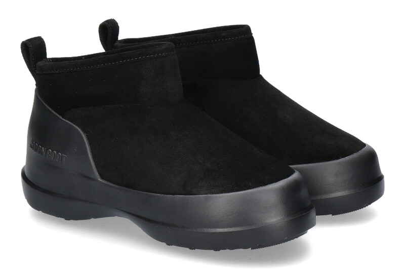 Moon Boot ankle boots LUNA LOW SUEDE- black/schwarz 