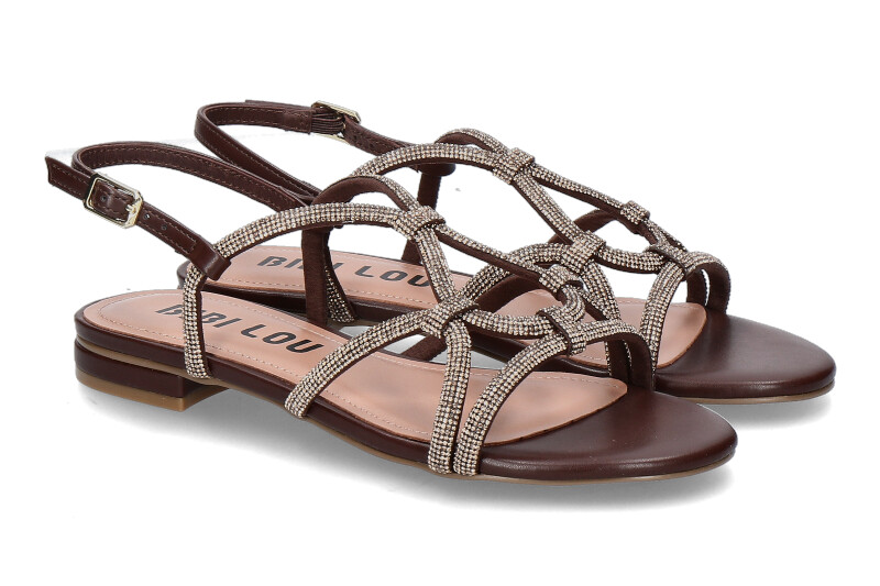 Bibi Lou sandals LIV- marron/dunkelbraun 