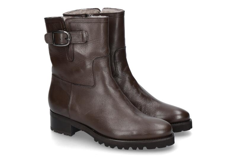 Luca Grossi ankle boots lined FORPAR BOSCO NAPPA MORO