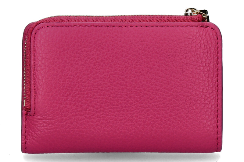 Coccinelle wallet GRAINED LEATHER METALLIC SOFT-new fucsia/pink 