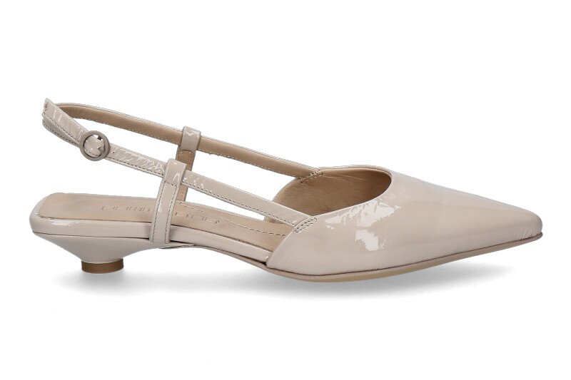 Pomme d'Or sling pumps GINGER NAPLACK- sand 