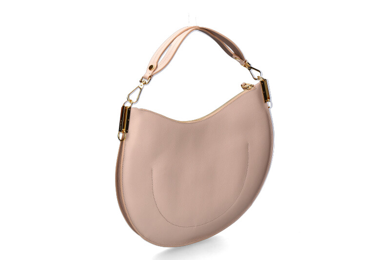 Coccinelle bag SUNUP GRAINED LEATHER- rosette/warm taupe