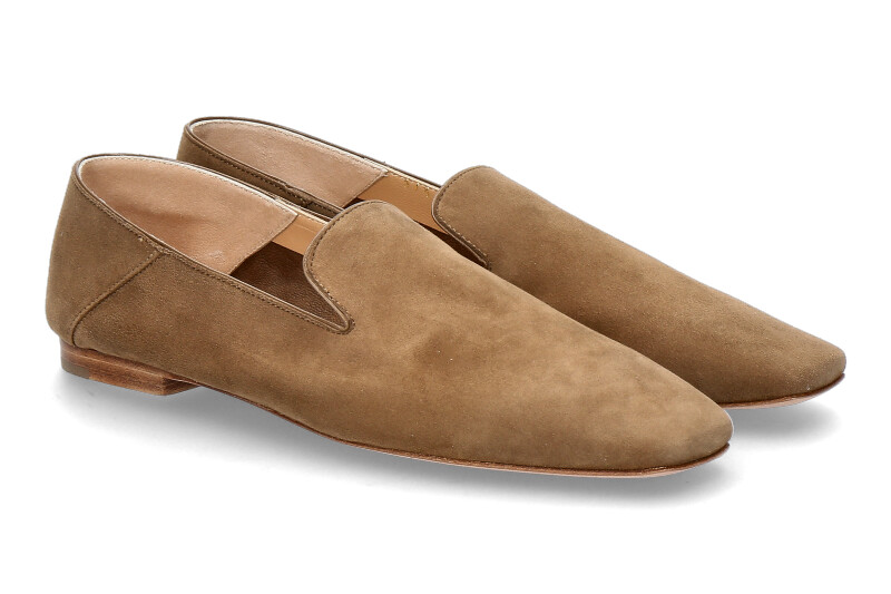 Unützer Loafer CAMOSCIO- taupe