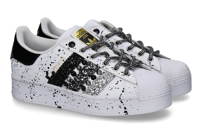 Adidas Superstar by BalloDaSola sneaker MARRONE BLACK