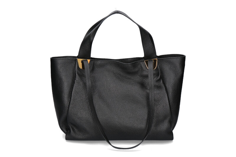 Coccinelle shoulder bag OLIVER GRAINED LEATHER- noir/schwarz