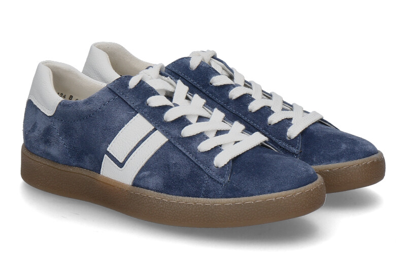 Paul Green Sneaker SUEDE MAINCALF- lake/white