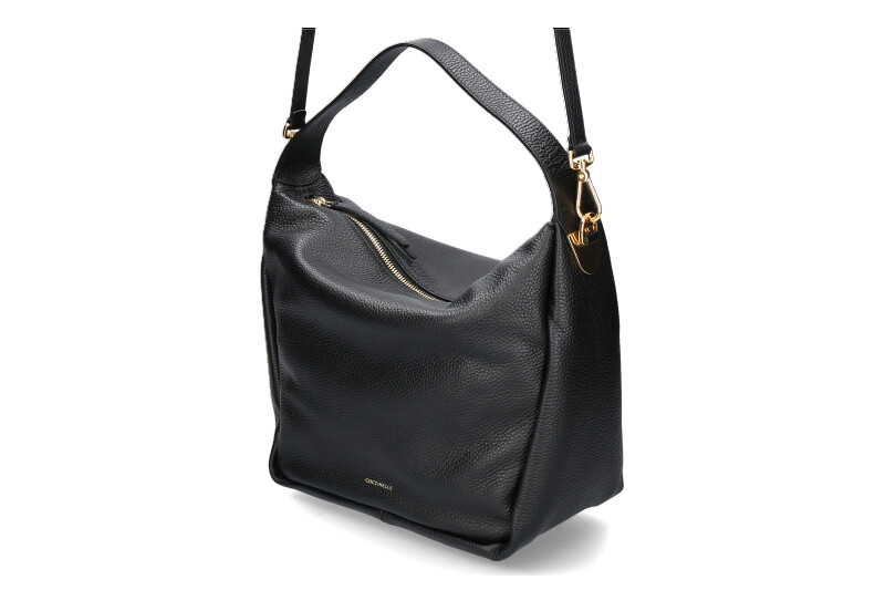 Coccinelle bag OLIVER GRAINED LEATHER- noir/schwarz