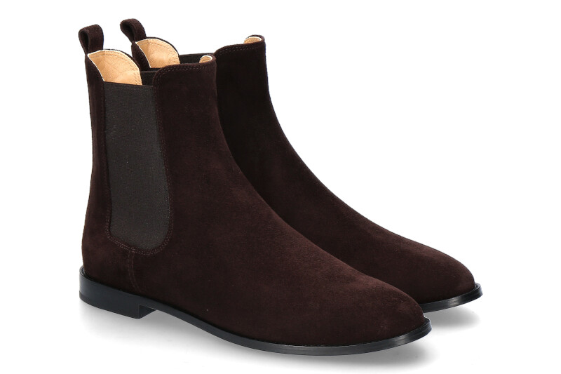 Unützer Chelsea boot CAMOSCIO- 49 chocolate