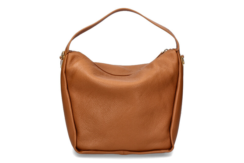 Coccinelle bag OLIVER GRAINED LEATHER- cuir/braun