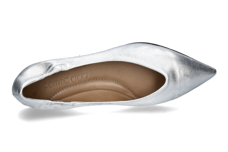 Pomme d'Or Slipper INGRID LAMINATO- argento/silber