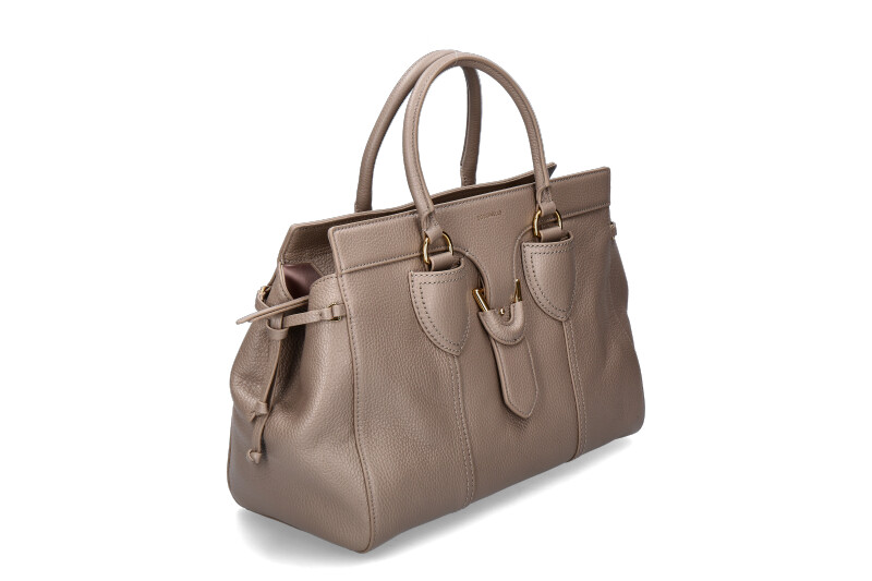 Coccinelle bag YORK LARGE GRAINED LEATHER- warm taupe