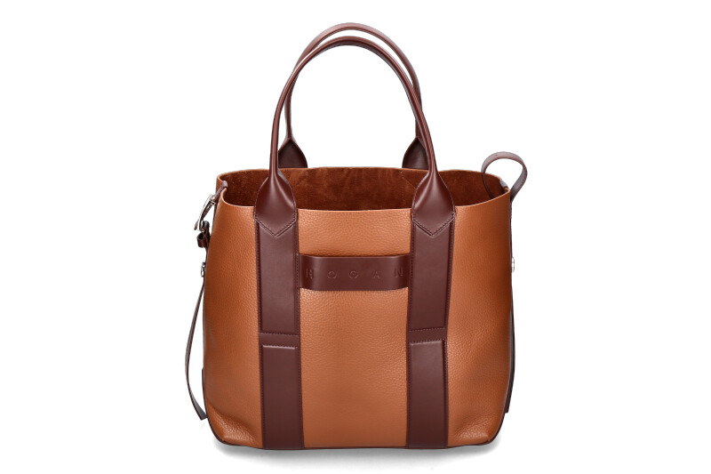 Hogan shopper bag SCRIPT SHOPPING MEDIA- brown