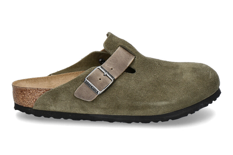 Birkenstock clogs BOSTON NORMAL MISCHLEDER- thyme/grün