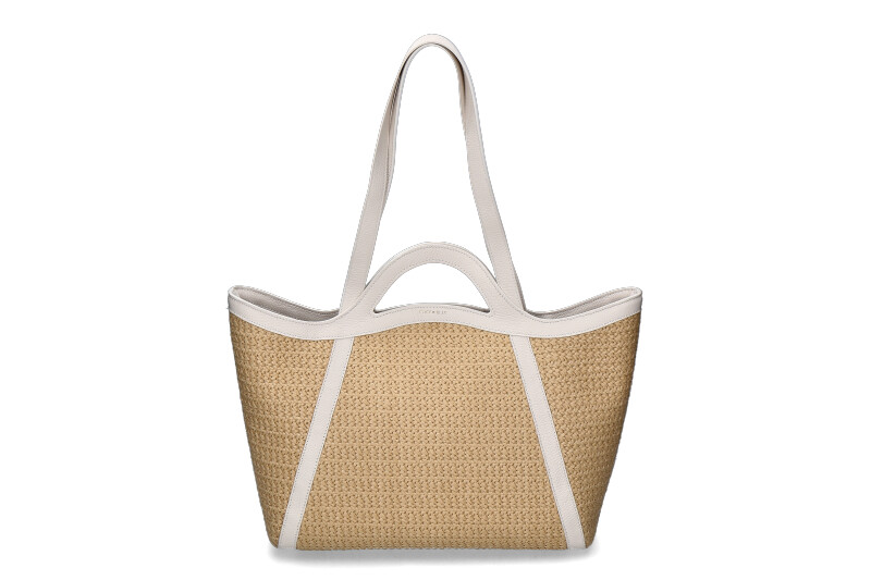 Coccinelle Shopper AMALIA- weiss/natur