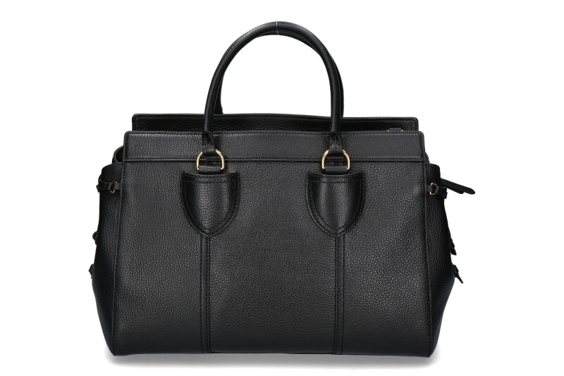 Coccinelle bag YORK LARGE GRAINED LEATHER- noir/schwarz