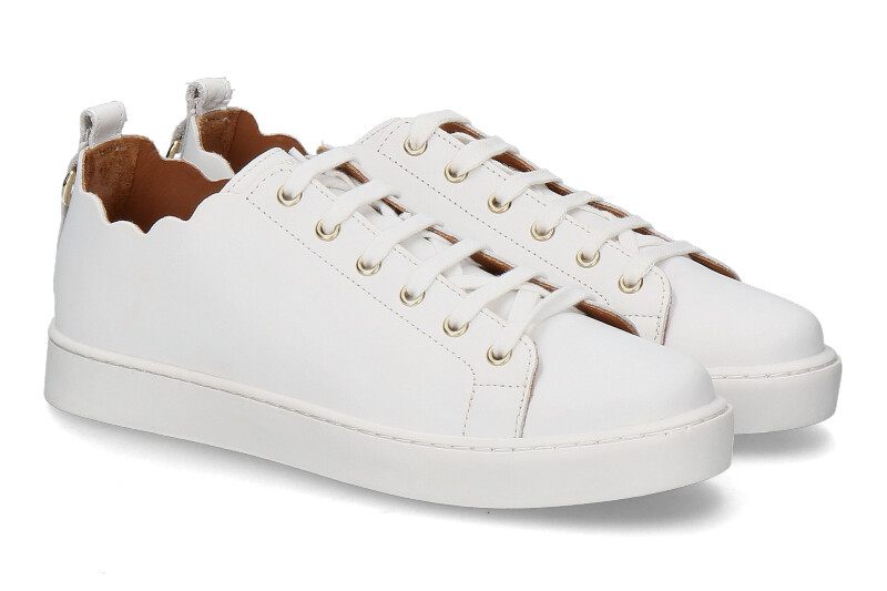 Maison Toufet Sneaker JULIE CUIR LISSE- blanc/weiss