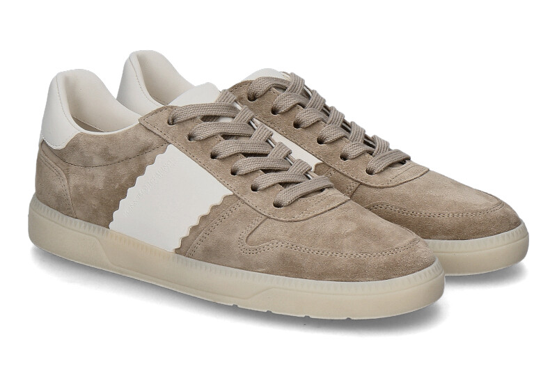 Kennel & Schmenger Sneaker POP SUEDE NAPPA- linen/butter