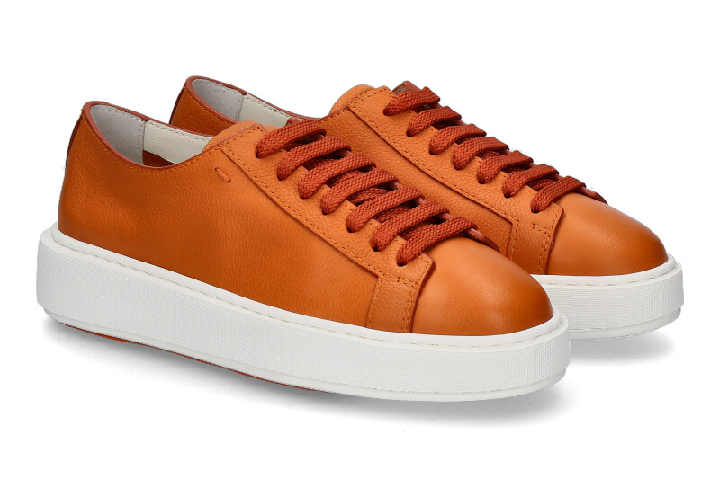 Santoni Damen- Sneaker CLEAN LEATHER- orange