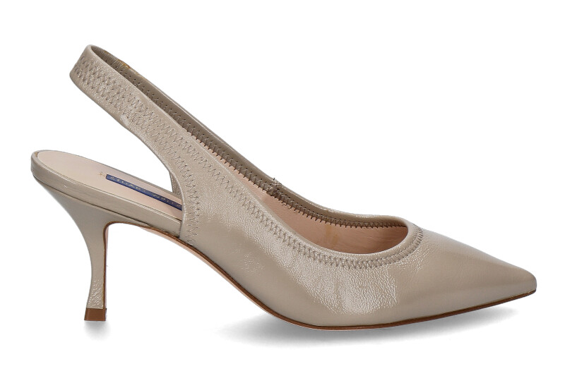 Stuart Weitzman sling pumps ODETTE STONE GLEAMING TRIPON