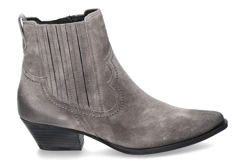 Paul Green Western- ankle boots SOFT SUEDE- titan grau