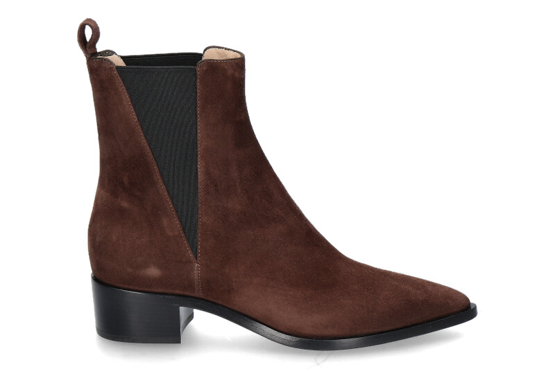 Pomme d'Or ankle boots SYBIL CAMOSCIO- espresso/dunklebraun