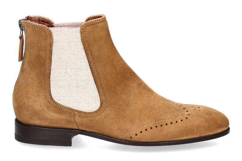 Benson´s Chelsea boot VELOUR TABAC