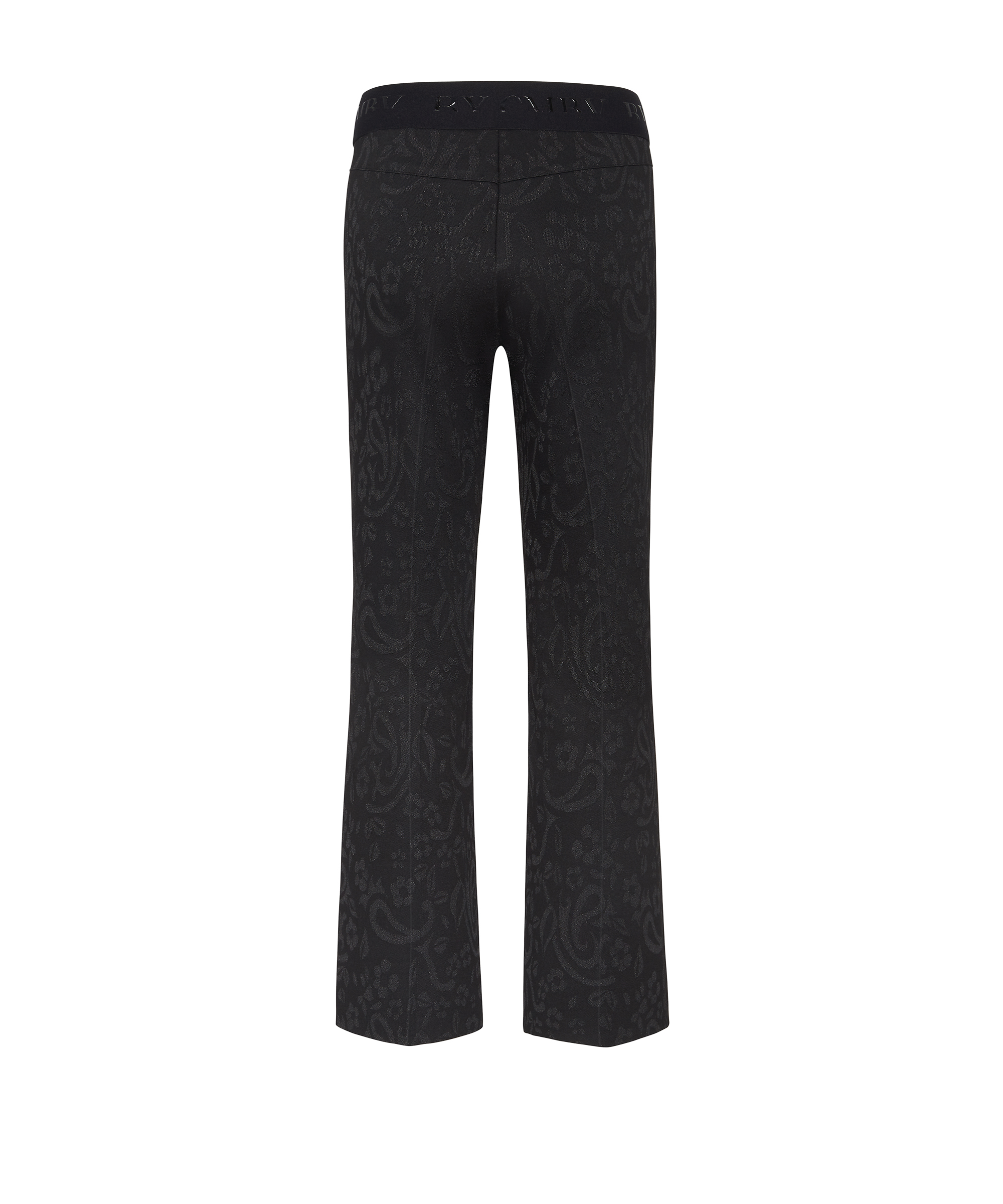 Cambio trousers FAITH POCKET- black lurex brokat