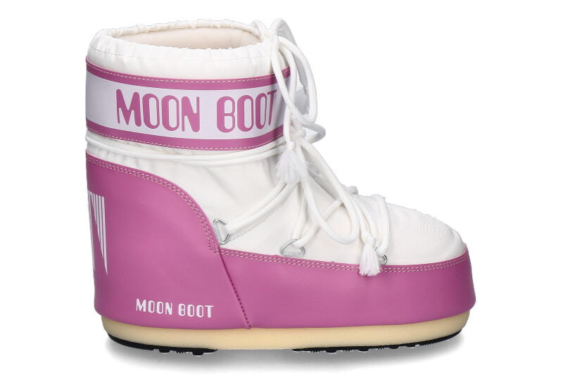 Moon Boot ankle boots ICON LOW NYLON- pink/white