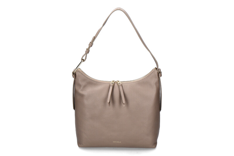 Coccinelle bag MALORY GRAINED LEATHER- warm taupe