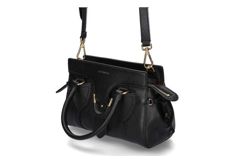 Coccinelle bag YORK GRAINED LEATHER- noir/schwarz