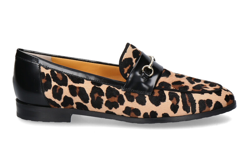 Truman's slipper PONY LEOPARD SPAZZ. NERO