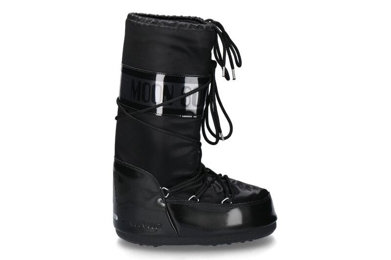The Original Moon Boot Black Snow Boots Women's 8-9.5 EU 39-41 Tecnica