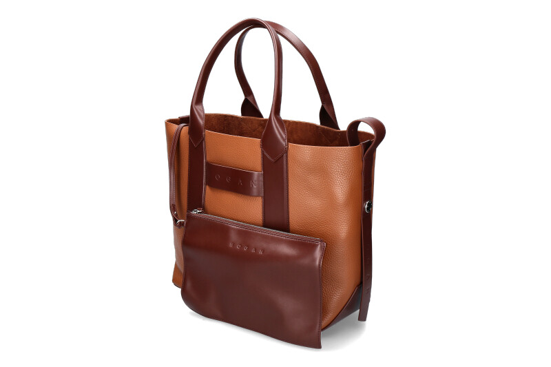 Hogan shopper bag SCRIPT SHOPPING MEDIA- brown