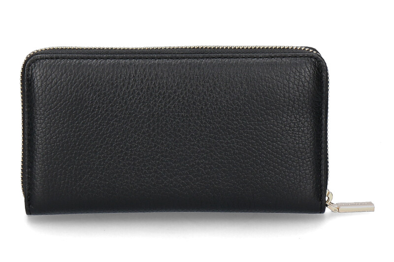 Coccinelle wallet GRAINED LEATHER METALLIC SOFT- noir/schwarz